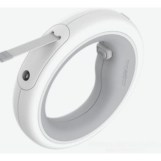   Moestar 2 Plus Rozwijana Smycz Dla Psa z Diodą LED 3M, Szara - Biała