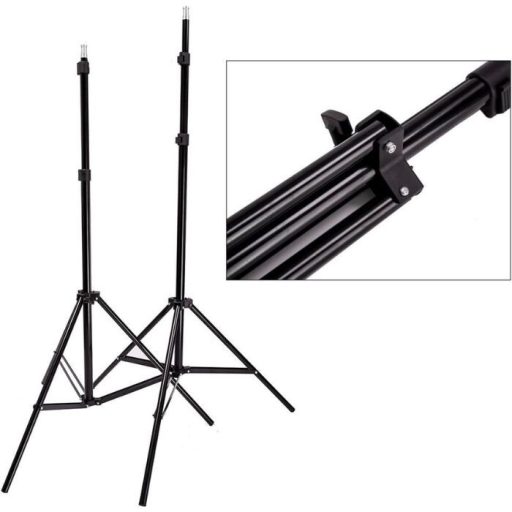 Zestaw studyjny Hakutatz Professional Photo Studio z oświetleniem i tłem