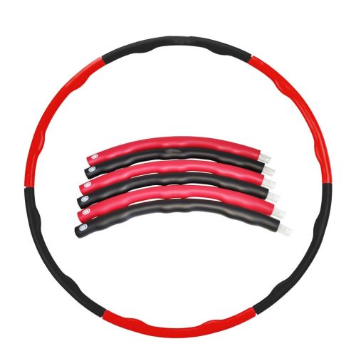 Ativafit 8-częściowe hula hop (czerwono-szare)