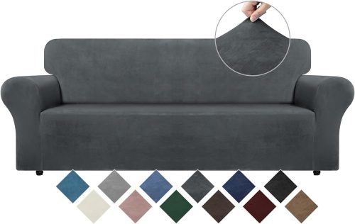 Narzuta na sofę 2-osobową Couchsavers (ciemnoszary)