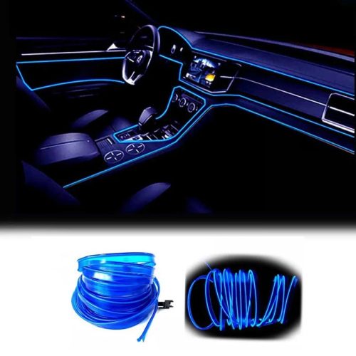 Samochodowa taśma LED OneLED, wycinalna dioda LED, ładowanie USB 3 m (niebieska)
