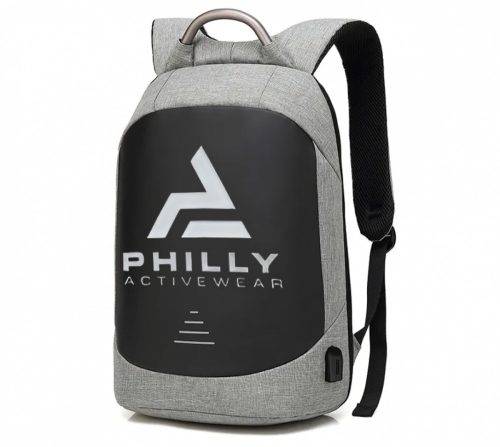 Plecak na laptopa Philly Active-Wear z ładowaniem USB (szary)