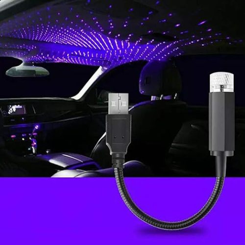 Projektor OneLED Mini USB Światło Led, efekt gwiaździstego nieba, do samochodu, domu, pokoju dziecięcego (jeden kolor)