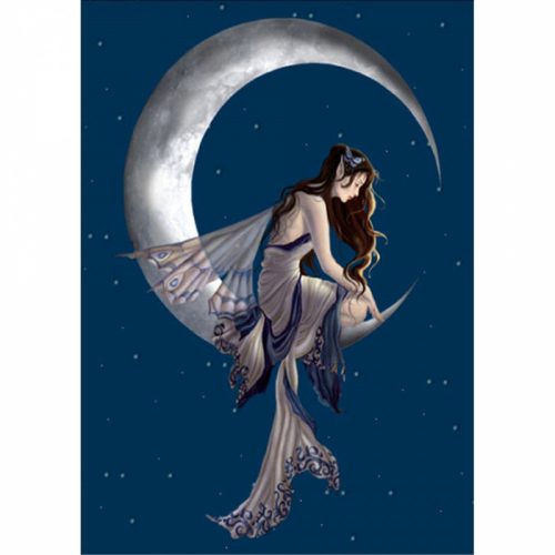 Bshop Diamentowy obraz z motywem Wróżki i Księżyca 40 x 30 cm