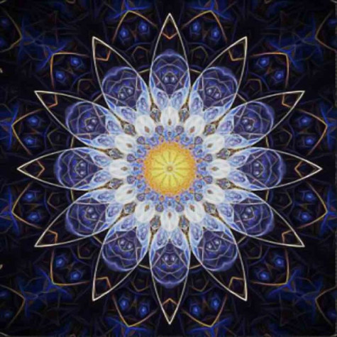 Diamentowy obraz ze wzorem Mandala 25 x 25 cm
