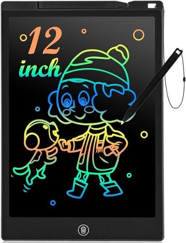 Tablica do pisania LCD RICHGV, zabawka dla dzieci 30 cm, kolorowa tablica doodle dla dzieci 3-8 lat