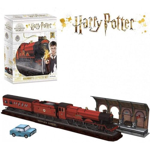 CubicFun Harry Potter Puzzle 3D Hogwart Express Train, dla dzieci, dorosłych i fanów 180 szt.