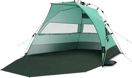 Duży namiot Qomolo Pop Up z ochroną UV (ognisty zielony)