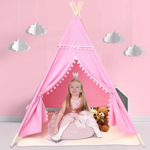 Namiot dla dzieci Tipi (różowy)
