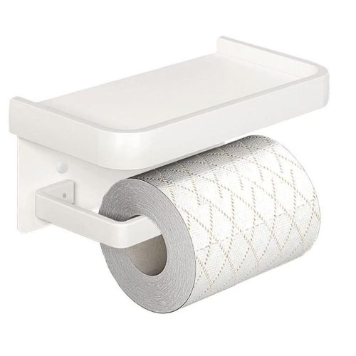 Uchwyt na papier toaletowy Roffie (biały)