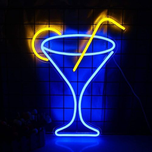 Neon LED Wanxing w kształcie koktajlu